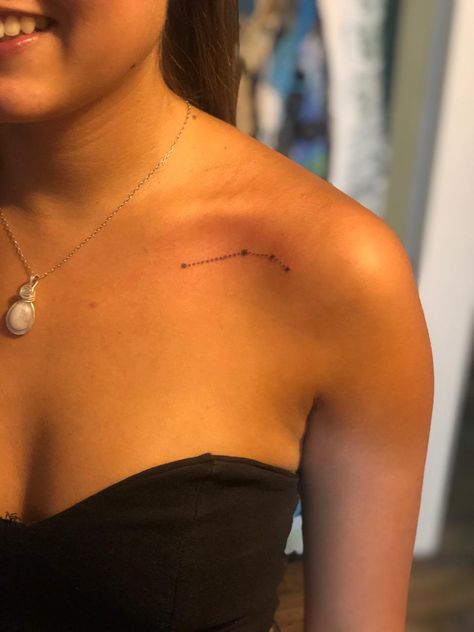 Aries constellation Aries Star Tattoo, Aries Star Constellation Tattoo, Selflove Tattoo, Aries Star Constellation, Aries Zodiac Tattoos, Star Constellation Tattoo, Aries Constellation Tattoo, Aries Constellation, Self Love Tattoo