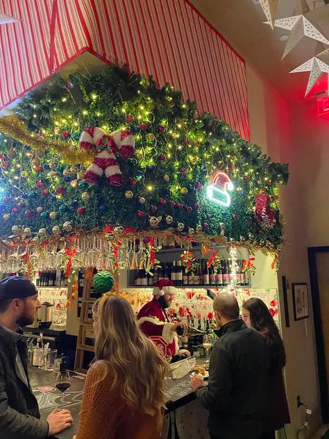 A Guide to Christmas Bars and Holiday Cocktails Around D.C. - Eater DC Christmas Pop Up Bar, Christmas In Dc, Christmas Bars, Dc Christmas, Bourbon Steak, Saturn Return, Holiday Bar, Christmas Tree Lots, Alpine Ski