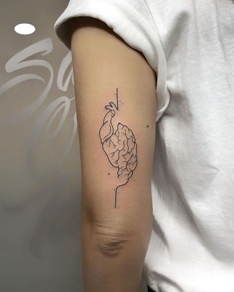 July Tattoo, Psychology Tattoo, Anatomy Tattoo, Brain Tattoo, Tiny Tattoos For Women, Vegas Tattoo, Spine Tattoos For Women, Delicate Tattoo, Small Tattoos For Guys