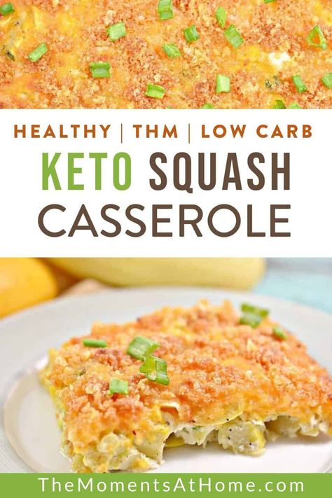 Try this classic southern yellow squash casserole keto style! You can enjoy your favorite easy squash casserole without all the carbs in just half an hour. Squash Casserole Keto, Keto Squash Casserole, Keto Squash, Easy Squash Casserole, Casserole Keto, Yellow Squash Casserole, Summer Squash Recipes, Yellow Squash Recipes, Squash Casserole Recipes