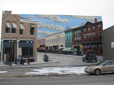 Historic Streetscape Mural - Maryville, Missouri - Murals on Waymarking.com Maryville Missouri, Missouri, Street Art, Street View, Mural, Technology, Art