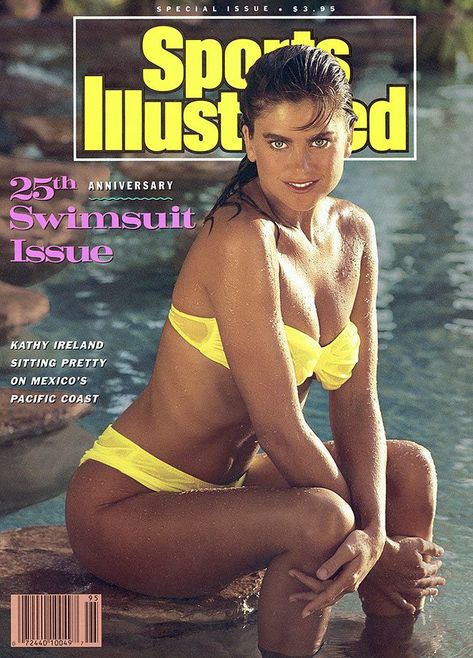 Sports Illustrated Covers, Original Supermodels, Swimsuit Edition, 90s Supermodels, Kathy Ireland, Si Swimsuit, Brunette Woman, Sports Illustrated Swimsuit, Swimsuit Models