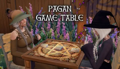 Sims 4 Pagan Game Table Sims 4 Cc Witch Trait, Sims 4 Cc Practical Magic, Magic Cc Sims 4, The Sims 4 Occult Cc, Ts4 Occult Cc, Spellcaster Cc Sims 4, Spiritual Sims 4 Cc, Sims 4 Magic Cc, Maxis Match Cc Clothes