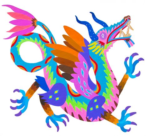 Alebrijes Drawing, Mexican Luxury, Rooster Vector, Becoming A Tattoo Artist, Gcse Art, Behance Project, Art Workshop, Mexican Art, Mexican Folk Art