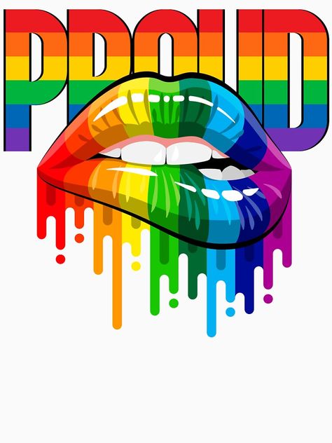 Pride Lips, Rainbow Lips, Graffiti Style Art, Flower Phone Wallpaper, Graffiti Styles, Pride Tshirts, Tshirt Design, Colorful Heart, Rainbow Colors