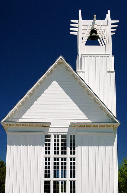 The Chapel at Seaside FL. Where Nise and were married. Coastal Architecture, Seaside Fl, Seaside Florida, Vacation Cottage, Florida Springs, Panama City Beach Florida, Bell Tower, Beach Portraits, Church Architecture