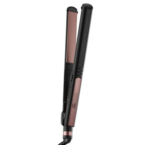 INFINITIPRO BY CONAIR Rose Gold Ceramic Flat Iron, 1-inch Titanium Flat Iron, Iron Rose, Rose Gold Flats, Ceramic Hair Straightener, Ceramic Flat Iron, Hair Straightening Iron, Straighten Iron, Styling Iron, 1 Rose