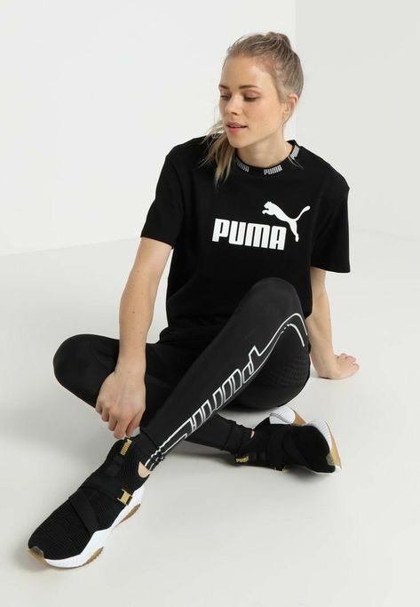 Puma Outfits, Sports Clothes Fashion, Calvin Klein Leggings, Puma Outfit, Sports Wear Women, Lazy Day Outfits, Adidas Outfit, Gym Style, Womens Workout Outfits