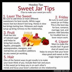 ~*~ HOODOO TIPS: SWEET JAR TIPS ~*~ Sweet jars are a wonderful way to improve relationships of all sorts, especially love and romance relationships.  Here are some tips for making your sweet jar pack a real punch and move as quickly as possible!  #Hoodoo #hoodoodelish #rootwork #spells #magic #conjure #spellwork #sweetjars Hoodoo Conjure Rootwork, Honey Jar Spell, Hoodoo Rootwork, Hoodoo Magic, Hoodoo Conjure, Hoodoo Spells, Jar Spells, Voodoo Hoodoo, Sweet Jars