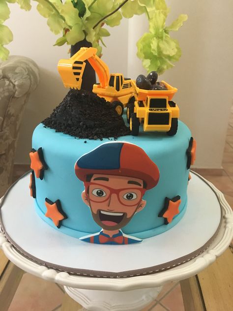 Blippi Construction, Birthday Cake Ideas For Boys, Cake Ideas For Boys, Construction Birthday Cake, Construction Theme Birthday Party, Henry Holland, Boy Birthday Party Themes, Toddler Birthday Party, 3rd Birthday Cakes