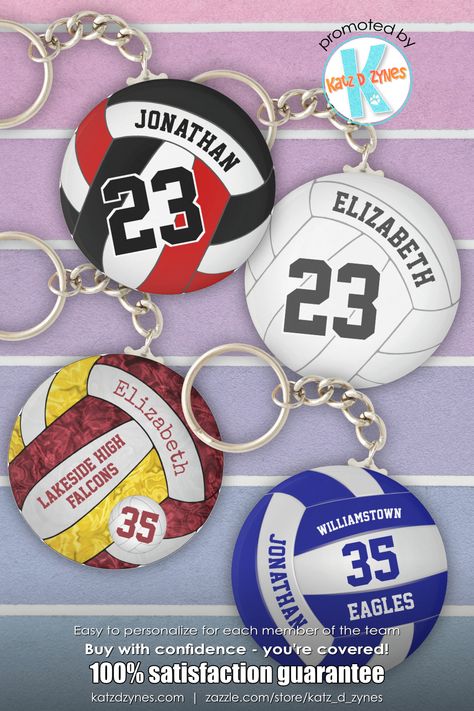 Ad: Customize one of these sporty volleyball keychains for each member of the team | with easy personalization and pricing under $5 each, these button keychains are perfect for team gift giving #volleyball #keychains #personalized #sports #giftideas #volleyballgifts #volleyballteamgifts #volleyballkeychains #teamgifts #teamspirit #giftsunder10 #seniornight Button Keychains, Color Categories, Kids Sports Party, Volleyball Team Gifts, Senior Night Gifts, Spirit Gifts, Volleyball Gifts, Volleyball Player, Sports Party