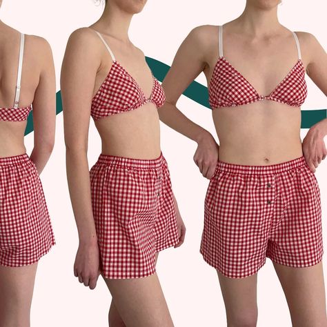 The Bella Boxer shorts is my favourite pattern atm 😍✨ She features a covered elastic waistband and even has an optional functional fly so can be made unisex. She is also great for a range of rigid fabrics such as satin, poplin and lawn. I love wearing her for lounging but she is just about long enough to wear for a summer outfit! #sewingpattern #sewingproject #boxershorts #summervibes #etsyselleruk #sewinginspiration Boxers Pattern, Boxer Pattern, Boxer Shorts, Sewing Inspiration, Summer Outfit, My Favourite, Sewing Projects, Lawn, Design Studio