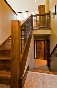 Split Foyer Entry, Split Level Entry, Split Entry Remodel, Entry Remodel, Rustic Stairs, Split Level Remodel, Split Entry, Split Foyer, Raised Ranch