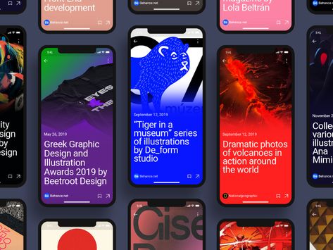 morrre.store | Dribbble Ui Cards Design, News App Design, Shop App Design, Card Design Ui, Typography App, App Mobile Design, Creative App Design, Ui Cards, Onboarding Ui