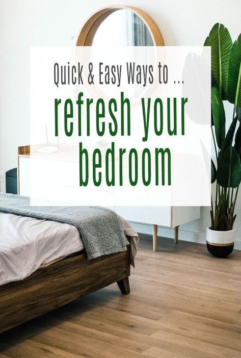 Bedroom Refresh On A Budget, Bedroom Refresh Ideas, Ways To Organize Your Room, Update Bedroom, Bedroom Cupboard Ideas, Ways To Decorate Your Room, Organize Bedroom, Organize Your Room, Bedroom Design Tips