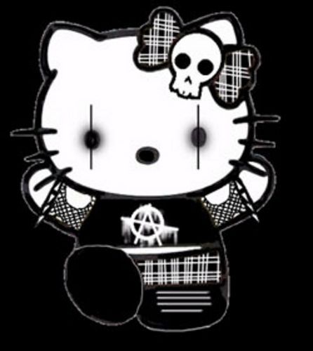 Black Hello Kitty, Hello Kitty, Kitty, White, Black