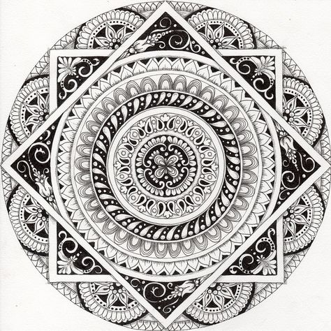 Gorgeous Mandala design by @Emilia Forrest Forrest Forrest Forrest Forrest Forrest Forrest Forrest Forrest Majek Design Doodles, Vector Elements, Design Mandala, Zentangle Designs, Mandala Designs, Mandalas Drawing, Mandala Art Lesson, Tangle Art, Zentangle Drawings