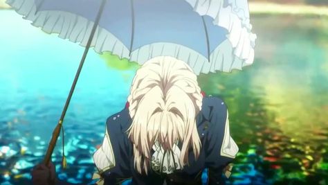 Violet Evergarden Gif, Kawaii Gif, Top Anime Series, Violet Evergreen, Animation Storyboard, Violet Evergarden Anime, Anime Smile, Kyoto Animation, Violet Evergarden