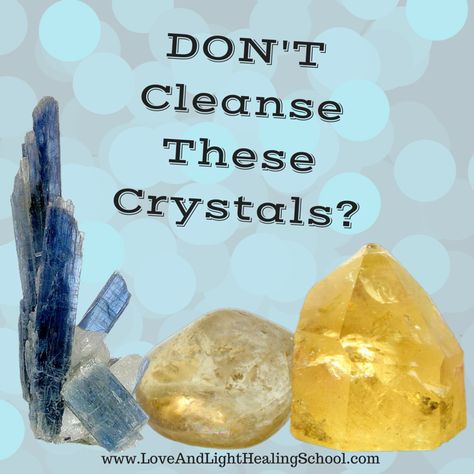 DON'T CleanseThese Crystals? When it comes to cleansing crystals, there are tons of differing opinions in the crystal healing community: how to cleanse, when to cleanse, why to cleanse… Healing Community, Crystal Cleansing, Crystal Care, Light Healing, Woo Woo, Cleansing Crystals, Spiritual Crystals, Crystals Stones, Crystal Therapy