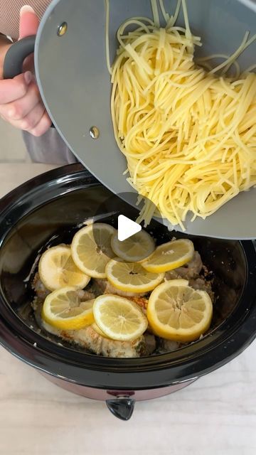 But Would You Eat It? on Instagram: "shrimp scampi, crockpot edition 🍤🍝🤤 #seafood #shrimprecipes #gourmetathome #recipeoftheday #uniquerecipes #easyrecipe #whattomakefordinner" Shrimp Scampi Crockpot, Potatoe Salad, Crockpot Slow Cooker, Shrimp Scampi, December 27, Crockpot Meals, Potatoe Salad Recipe, What To Make, Unique Recipes