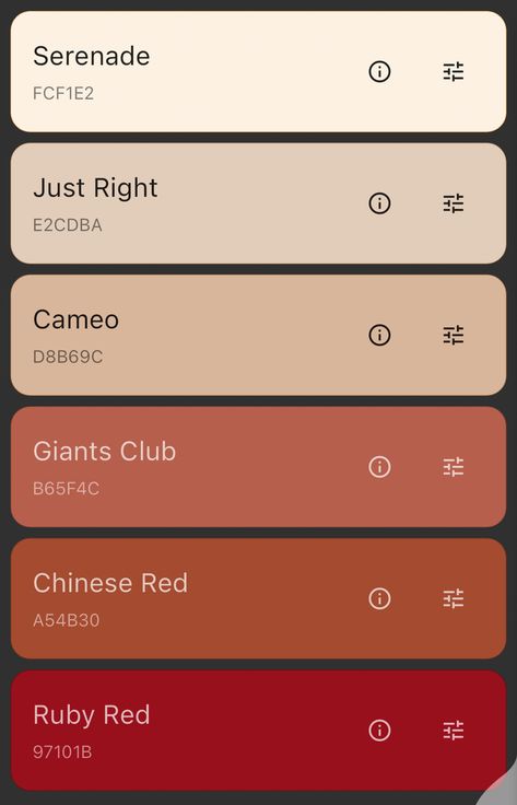 Red Color Pallets, Beige Shades, Flat Color Palette, Rgb Color Codes, Hex Color, Create Color Palette, Color Design Inspiration, Orange Color Palettes, Hex Color Palette