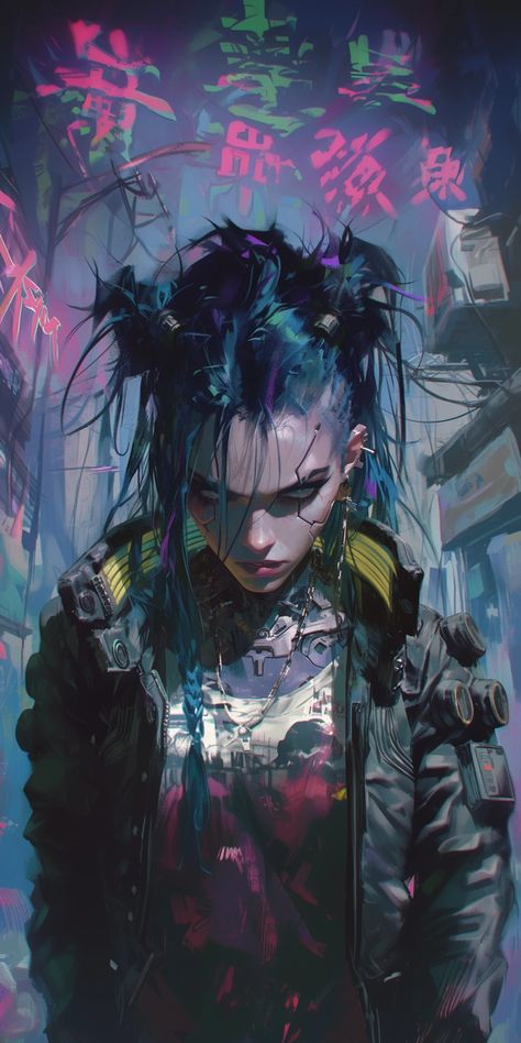 Created with Midjourney Ai #Character #Fantasy #Anime #cartoon #cyberpunk #sci-fi Cyberpunk Concept Art Character, Cyberpunk Rogue, Cyberpunk Character Art Female, Cyberpunk Wear, Cyberpunk Portrait, Shadow Runner, Moodboard Photos, Cartoon Cyberpunk, Cyberpunk Character Art