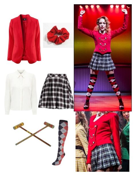 "Heather Chandler cosplay" by hrflinkman ❤ liked on Polyvore featuring Eastex Heather Chandler Outfit, Heathers Costume, Heather Duke, Heather Chandler, Heathers The Musical, Teenage Outfits, Teenager Outfits, Outfit Aesthetic, Girly Outfits