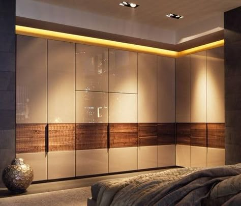 Here you will find photos of interior design ideas. Get inspired! Wardrobe Laminate Design, Sliding Door Wardrobe Designs, Wardrobe Design Modern, Bedroom Wardrobe Design, Wardrobe Interior, Armoire Dressing, Wooden Cupboard, Cabinet Designs, Modern Cupboard Design