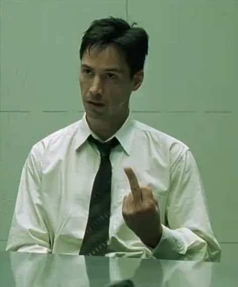 I love The Matrix. Yes, the whole trilogy. If you have a problem with that, talk to Mr. Anderson and he'll tell you what I think. #thematrix Keanu Reeves Matrix, Wake Up Neo, Neo Matrix, Keanu Reeves Movies, The Matrix Movie, Thomas Anderson, Keanu Charles Reeves, The Matrix, Keanu Reeves