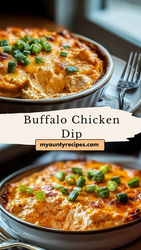 This Easy Buffalo Chicken Dip is the perfect appetizer for any occasion! Combining shredded chicken, creamy cheese, and spicy buffalo sauce, it’s a deliciously addictive dip that will keep your guests coming back for more. Quick to prepare and ready in just minutes, this dip is sure to be a hit at your next party or family gathering. Serve it with your favorite dippers for a flavorful experience! Easy Yummy Dips, Buffalo Chicken Cheese Dip, Spicy Chicken Dip, Buffalo Dip Recipe, Chicken Cheese Dip, Spicy Buffalo Chicken Dip, Easy Buffalo Chicken Dip, Healthy Buffalo Chicken Dip, Buffalo Chicken Dip Crock Pot