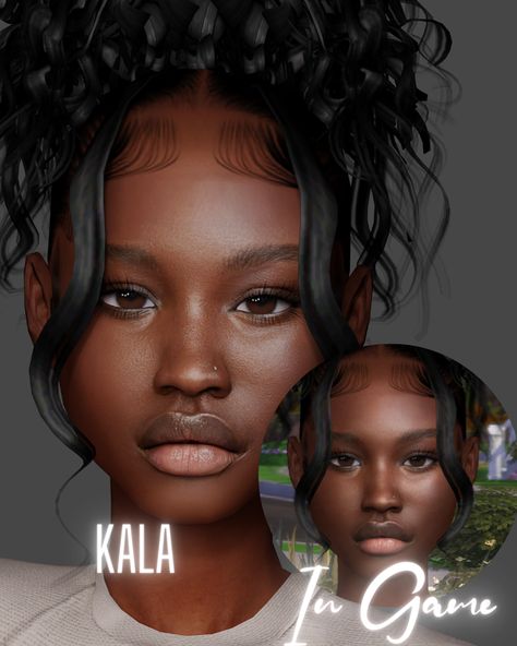 Kala Matson | Patreon Sims 4 Cc Faces Patreon, Black Sims 4 Cc Skin Free, Sims 4 Custom Content Skin Details, Claikimsim Sims4, Sims 4 Skins Realistic, Sims 4 Cc Black Skin, Sims 4 Urban Skins, Sims 4 Black Skin, Sims 4 Presets Face