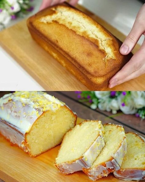 Lemon Condensed Milk Cake, Condensed Milk Glaze, Cake With Condensed Milk, Moist Lemon Pound Cake, Condensed Milk Cake, Sweet Condensed Milk, Glaze For Cake, Pork Fillet, Leftover Cake