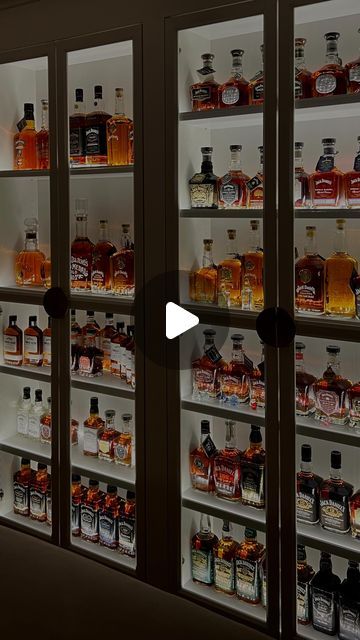 22K views · 5.6K likes | Linas Ruksenas on Instagram: "This happens then I open my cabinets 😂 - #whiskey #cabinet #greetings #bourbon" Built In Bourbon Cabinet, Bourbon Storage Ideas, Liquor Display Cabinet, Bourbon Closet, Whiskey Display Ideas, Bourbon Cabinet, Diy Liquor Cabinet, Whiskey Display, Diy Bar Cabinet