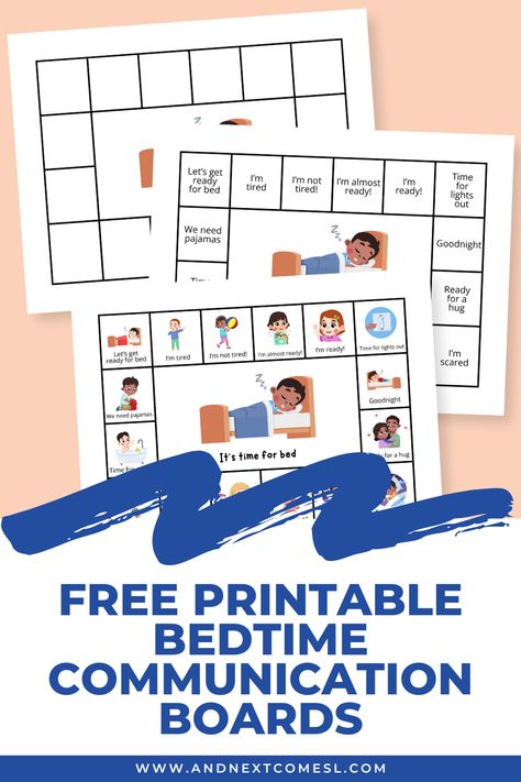 Free printable bedtime communication boards for gestalt language processors and hyperlexic learners. A perfect example of low-tech AAC for those who use a lot of echolalia to communicate. Communication Boards, Kids Bedtime Routine, I Spy Games, Communication Board, Speech Therapy Resources, Kids Bedtime, Parent Support, Piano Teacher, Low Tech