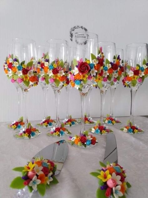 Glass Decor ideas Charra Theme Party, Mexican Theme Party Decorations For 15, Quince Decorations Mexican Theme, Mexican Photo Backdrop, Mexican Quince Theme, Mexican Quinceanera Centerpieces, Mexican Theme Quinceanera Decor, Boda Mexicana Ideas Decoracion, Quince Decorations Mexican