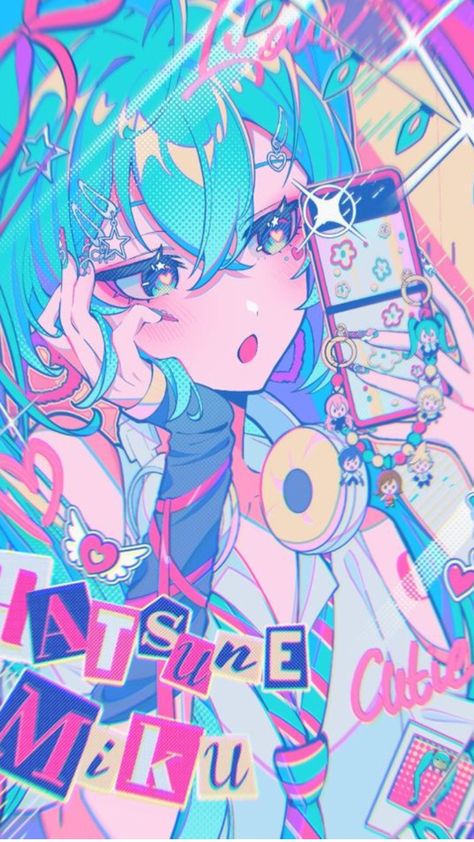 Miku Poster, Miku Hatsune Chibi, Whatsapp Wallpapers Hd, Miku Hatsune Vocaloid, Arte Do Kawaii, Vocaloid Funny, Images Kawaii, Seni Dan Kraf, 캐릭터 드로잉