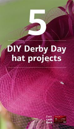 Feathers. Flowers. Fascinators. Celebrate Derby Day in style with 5 DIY hat tutorials that are sure to turn heads.   Plus, earn cash back on supplies at the store with the BankAmericard Cash Rewards™ credit card. Learn more: http://go.bofa.com/6q2lf How To Make A Facinators, Decorate Hats Diy Ideas, Making Hats For Women, Diy Fascinator Hat, Diy Derby Fascinator, Kentucky Derby Hats Diy Ideas, Diy Kentucky Derby Hat, Kentucky Derby Party Hats, Derby Hats Diy Ideas