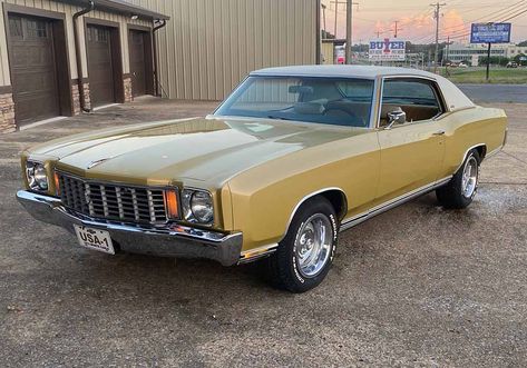 1972 Monte Carlo, Monte Carlo For Sale, Classic Cars Usa, 70s Muscle Cars, Chevrolet Cars, Chevy Monte Carlo, Gm Car, Classic Chevrolet, Cars Usa