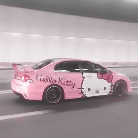 Pink Bmw Aesthetic, Pink Bmw, Hello Kitty Car, E36 M3, Walpaper Hello Kitty, Pink Car, Bmw E36, Dream Cars, Aesthetic Wallpapers