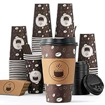 Cafe Packaging Design, Fall Post, Coffee Cups With Lids, Concession Stands, Paper Coffee Cups, To Go Coffee Cups, Disposable Coffee Cups, Cups With Lids, Cup Sleeves