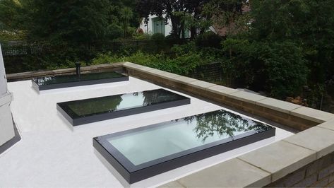 Lantern Roof Light, Flat Roof Lights, Flat Roof Skylights, Aluminium Patio Doors, Walking On Glass, Roof Skylight, Sliding Folding Doors, Roof Lantern, Glazed Glass