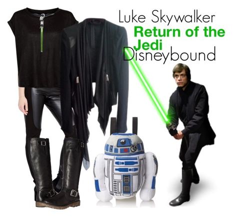 "Disneybound- Luke Skywalker 'return of the jedi'" by rvtyunjkiiol ❤ liked on Polyvore featuring Rachel Rachel Roy, Gareth Pugh, Rieker, disneybound, starwars and LukeSkywalker Luke Skywalker Disneybound, Starwars Disneybound, Geek Outfits, Star Wars Inspired Outfits, Star Wars Disneybound, Disneybound Ideas, Disneybound Outfits, Star Wars Fashion, Star Wars Diy