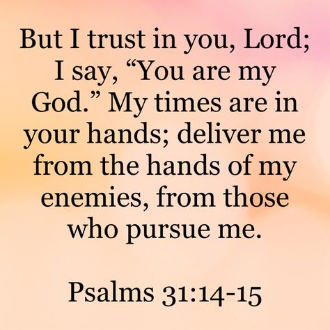 Psalm 31:14-15, Pursue Me, Psalms 31, Psalm 31, Sept 1, Father God, Deliver Me, Daily Bible Reading, Four Letter Words