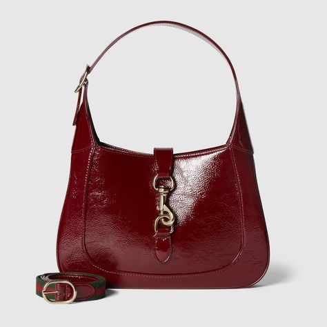 Gucci - Gucci Jackie small shoulder bag Classic Bags, Small Shoulder Bag, Long Wallet, Fashion Item, Gucci Bag, Evening Bags, Cowboy Boots, Leather Shoulder Bag, Patent Leather