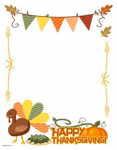 Thanksgiving Clipart Cute, Thanksgiving Border, Happy Thanksgiving Clipart, Thanksgiving Illustration, Thanksgiving Cards Printable, Work Posters, Thanksgiving Templates, Thanksgiving Clip Art, Happy Thanksgiving Images