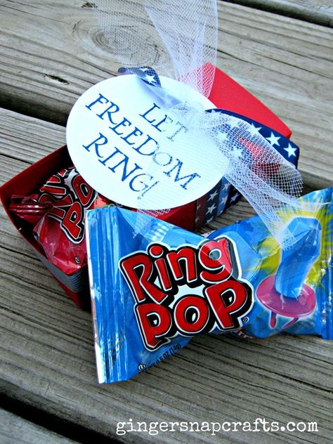 Let Freedom Ring treat box 4th Desserts, Secret Friend, Caregiver Appreciation, Staff Retention, Patriotic Treats, Freedom Party, Pop Party, 4th Of July Parade, Happy Birthday America