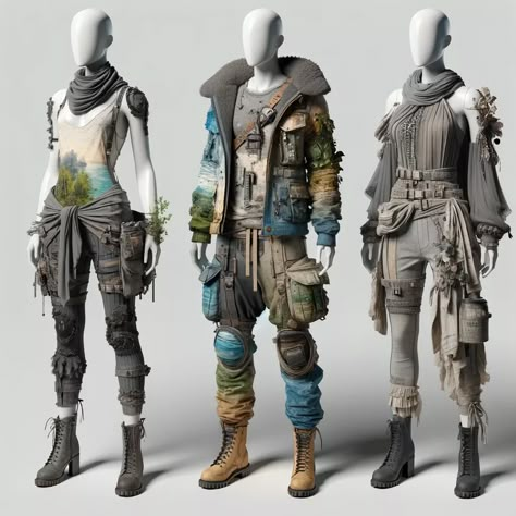 Under City Outfits Arcane, Arcane Outfits Aesthetic, Undercity Arcane Outfits, Arcane Outfit Ideas, Arcane Outfits, Arcane Concept Art, Arcane Fashion, Cyper Punk, Arcane Au