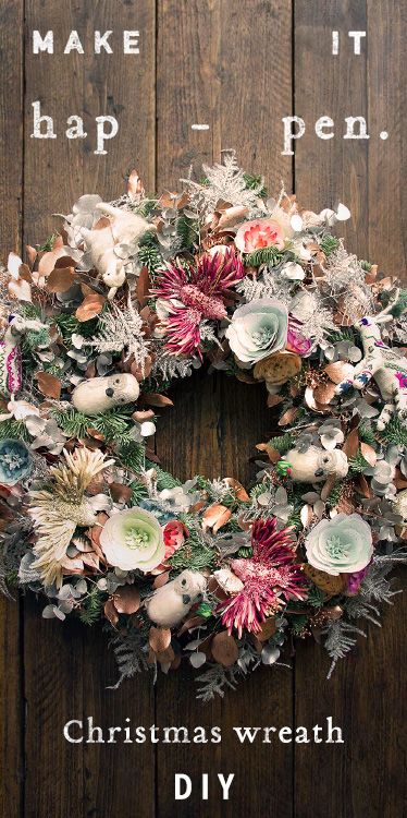 We've teamed up with florist, and House & Garden columnist, Phillipa Craddock to show us how to make a showstopper Christmas wreath. Now available on the Anthropologie EU blog. Phillipa Craddock, Xmass Wreaths, Edible Tree Decorations, Philippa Craddock, Christmas Wreath Diy, Frugal Christmas, Star Ornaments, Wreath Diy, Xmas Ideas