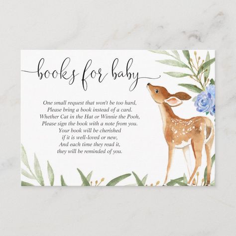 Girl Woodland Baby Shower, Book Baby Shower Invitation, Baby Shower Books, Pink Gold Baby Shower, Deer Baby Showers, Gender Neutral Baby Shower Invitations, Deer Baby, Baby Shower Invitation Cards, Woodland Baby Shower Invitations