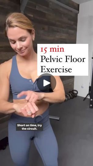 7.3K views · 71 reactions | “"I need a simple pelvic floor exercises to do when I'm short on time." I've got you! Here's a an easy 15 minute pelvic floor home exercise. Follow for...   #fyp #trending #viral #reels #recommendation #fyp #shorts #fbreel #reel2024 | Carolinepackarddpt Pelvic Floor Exercises For Prolapse, Pelvic Floor Exercise, Floor Exercise, Pelvic Organ Prolapse, Pelvic Floor Dysfunction, Home Exercise, Pelvic Floor Exercises, Floor Exercises, Postpartum Body